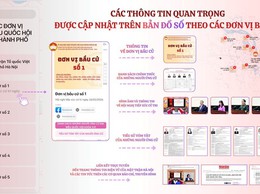 Ủy ban MTTQ Việt Nam TP Hà Nội ra mắt Bản đồ số thông tin về bầu cử