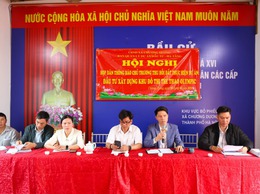 Xã Chương Dương triển khai chủ trương thu hồi đất dự án Khu đô thị thể thao Olympic tại thôn Phú Mỹ và Vĩnh Lộc