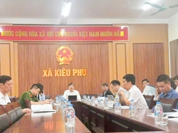 Kiều Phú: Hội nghị giao ban giữa Thường trực Đảng ủy và UBND xã về công tác quy hoạch, giải phóng mặt bằng và phát triển kinh tế - xã hội