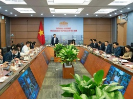 Trần Phú tham dự trực tuyến Hội nghị toàn quốc tập huấn một số nội dung về phần mềm phục vụ công tác bầu cử