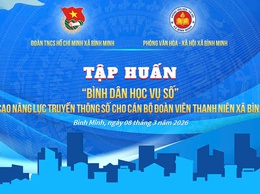Tuổi trẻ Bình Minh chủ động bước vào không gian số: Tập huấn truyền thông số và ký kết chương trình phối hợp chuyển đổi số giai đoạn 2026 - 2031