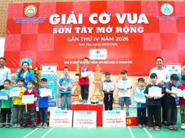 GIẢI CỜ VUA SƠN TÂY MỞ RỘNG LẦN THỨ IV NĂM 2026