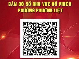 Bản đồ các khu vực bỏ phiếu trên địa bàn phường Phương Liệt