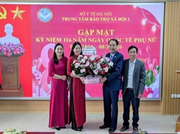 Trung tâm Bảo trợ xã hội 2 Hà Nội tổ chức gặp mặt, chúc mừng nhân dịp Ngày Quốc tế Phụ nữ 8/3