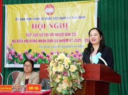 Vân Đình hoàn thành tiếp xúc cử tri với 42 ứng cử viên đại biểu HĐND xã Vân Đình khóa II, nhiệm kỳ 2026–2031