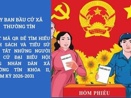 Quét mã QR để tìm hiểu tiểu sử người ứng cử đại biểu HĐND xã Thường Tín khóa II, nhiệm kỳ 2026 – 2031