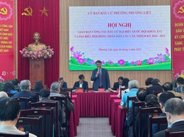 Hội nghị giao ban công tác bầu cử