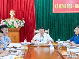 ĐẢNG ỦY XÃ HƯNG ĐẠO TỔ CHỨC HỘI NGHỊ LÀM VIỆC VỚI VĂN PHÒNG ĐẢNG ỦY, VĂN PHÒNG HĐND&UBND XÃ