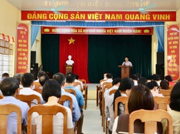 Xã Hồng Vân tập huấn công tác an toàn thực phẩm