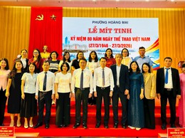 Phường Hoàng Mai đưa phong trào thể thao lan tỏa rộng khắp và thực chất