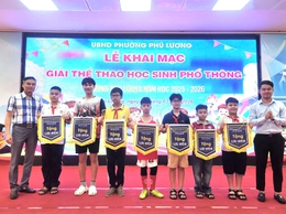 Sôi nổi giải thể thao học sinh phổ thông phường Phú Lương, năm học 2025-2026
