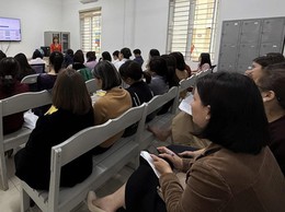 Trạm Y tế phường Thanh Xuân đẩy nhanh tiến độ chiến dịch chuẩn hóa, làm sạch, đồng bộ dữ liệu sức khỏe người dân
