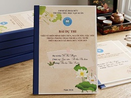 Xã Hoài Đức tổ chức chấm thi “Viết về gương điển hình Người tốt, việc tốt” năm 2026