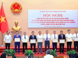 Xã Ô Diên dẫn đầu Bảng xếp hạng chỉ số cải cách hành chính các xã đạt loại A năm 2025