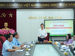 BCĐ CHƯƠNG TRÌNH 05 ĐẢNG ỦY XÃ GIA LÂM GIAO BAN, ĐÁNH GIÁ KẾT QUẢ THỰC HIỆN NHIỆM VỤ QUÝ I/2026