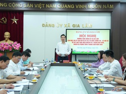 Thường trực Đảng ủy xã làm việc với Ủy ban MTTQ và các tổ chức chính trị - xã hội
