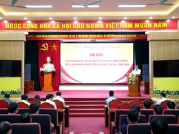 Đảng ủy xã Dương Hoà tổ chức Hội nghị giao ban đánh giá kết quả thực hiện nhiệm vụ công tác Quý I, triển khai phương hướng, nhiệm vụ trọng tâm Quý II năm 2026

