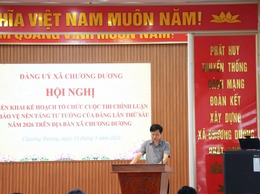 Chương Dương phát động Cuộc thi chính luận bảo vệ nền tảng tư tưởng của Đảng