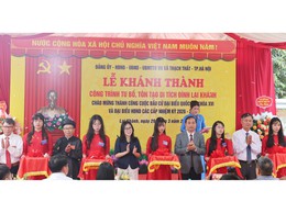 Lễ Khánh thành công trình tu bổ, tôn tạo Di tích lịch sử văn hóa đình Lại Khánh