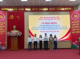 Đảng ủy phường Phương Liệt phát động Cuộc thi chính luận và Báo cáo viên giỏi năm 2026