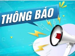 THÔNG BÁO