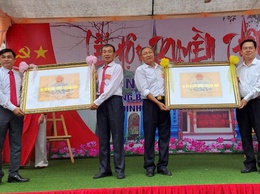 LÀNG NGỌC TRỤC TỔ CHỨC LỄ HỘI TRUYỀN THỐNG, ĐÓN NHẬN BẰNG XẾP HẠNG DI TÍCH CẤP THÀNH PHỐ.