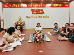 Xã Ứng Thiên tham dự trực tuyến Hội nghị công bố
Chỉ số CCHC năm 2025 của thành phố Hà Nội
