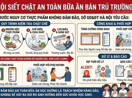  HÀ NỘI SIẾT CHẶT AN TOÀN BỮA ĂN BÁN TRÚ TRƯỜNG HỌC