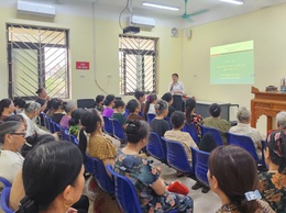 Trạm Y tế xã Phú Nghĩa tổ chức truyền thông phòng, chống ung thư vú và ung thư cổ tử cung năm 2026