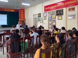 Trạm Y tế xã Phú Nghĩa tổ chức tập huấn kiến thức an toàn thực phẩm năm 2026