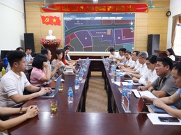 Thường trực Đảng uỷ xã Kiều Phú làm việc về chủ trương đầu tư Dự án Đại học Ngoại thương