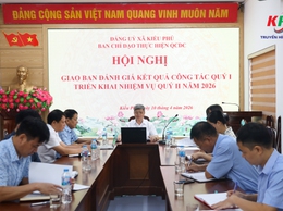 Ban Chỉ đạo thực hiện Quy chế dân chủ ở cơ sở xã Kiều Phú tổ chức giao ban công tác quý I năm 2026