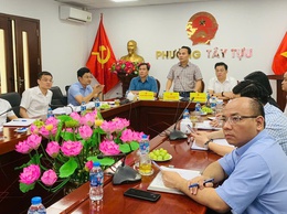 Các phường Tây Tựu, Xuân Đỉnh và Đông Ngạc họp thống nhất về việc bố trí quỹ đất, quỹ nhà phục vụ bố trí tái định cư các dự án Xây dựng đường Tây Thăng Long và dự án xây dựng Bảo tàng Đảng Cộng sản Việt Nam.