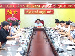 ĐẢNG ỦY XÃ THẠCH THẤT TRIỂN KHAI ĐỀ ÁN TỔ CHỨC SINH HOẠT CHI BỘ MẪU