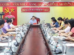 THẠCH THẤT: ĐẨY NHANH TIẾN ĐỘ ĐẦU TƯ, GIẢI PHÓNG MẶT BẰNG CÁC DỰ ÁN TRỌNG ĐIỂM