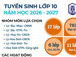 Trường THPT Tây Hồ thông báo tuyển sinh lớp 10 năm học 2026 – 2027