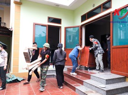 Phòng thi hành án dân sự Thành phố Hà Nội KV 10 cưỡng chế thi hành án dân sự tại thôn Bái Nội