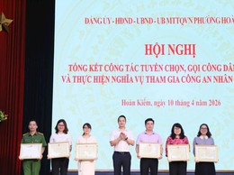 Phường Hoàn Kiếm thực hiện tốt công tác tuyển chọn gọi công dân nhập ngũ