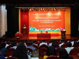 Quang Minh tổ chức Hội nghị đại biểu Nhân dân bàn việc xây dựng đời sống văn hóa ở cơ sở năm 2026