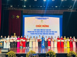 Sơn Tây đạt thành tích cao tại Hội thi Giáo viên dạy giỏi cấp Tiểu học thành phố Hà Nội năm học 2025-2026