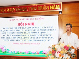 Phường Hà Đông triển khai Nghị quyết số 79 của HĐND Thành phố Hà Nội