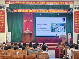 Xã Hồng Sơn tổ chức tập huấn sử dụng hệ thống Hanoiwork
