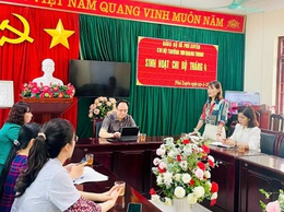 Kiểm tra công tác an toàn thực phẩm tại trường mầm non và tiểu học Quang Trung