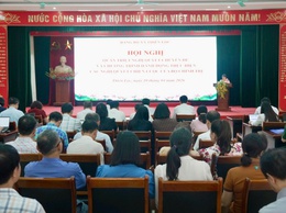 Đảng ủy xã Thiên Lộc tổ chức hội nghị quán triệt Nghị quyết chuyên đề và các Chương trình hành động để thực hiện một số Nghị quyết chiến lược của Bộ Chính trị