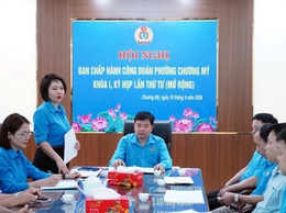Công đoàn phường Chương Mỹ sơ kết công tác quý I, triển khai nhiệm vụ quý II năm 2026