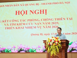 Quảng Bị tổng kết công tác phòng, chống thiên tai và tìm kiếm cứu nạn năm 2025