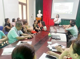 Trạm y tế xã Quảng Bị: Tập huấn An toàn, vệ sinh lao động cho cán bộ y tế, cán bộ y tế thôn