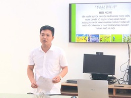 Phòng Kinh tế xã Phúc Lộc tổ chức Hội nghị tập huấn, tuyên truyền các chính sách phát triển nông nghiệp