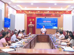 UBND xã tổ chức Hội nghị góp ý Dự thảo đề án 