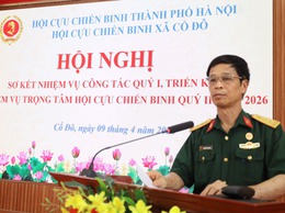 HỘI CỰU CHIẾN BINH XÃ CỔ ĐÔTỔ CHỨC SƠ KẾT CÔNG TÁC QUÝ I, TRIỂN KHAI NHIỆM VỤ TRỌNG TÂM QUÝ II NĂM 2026